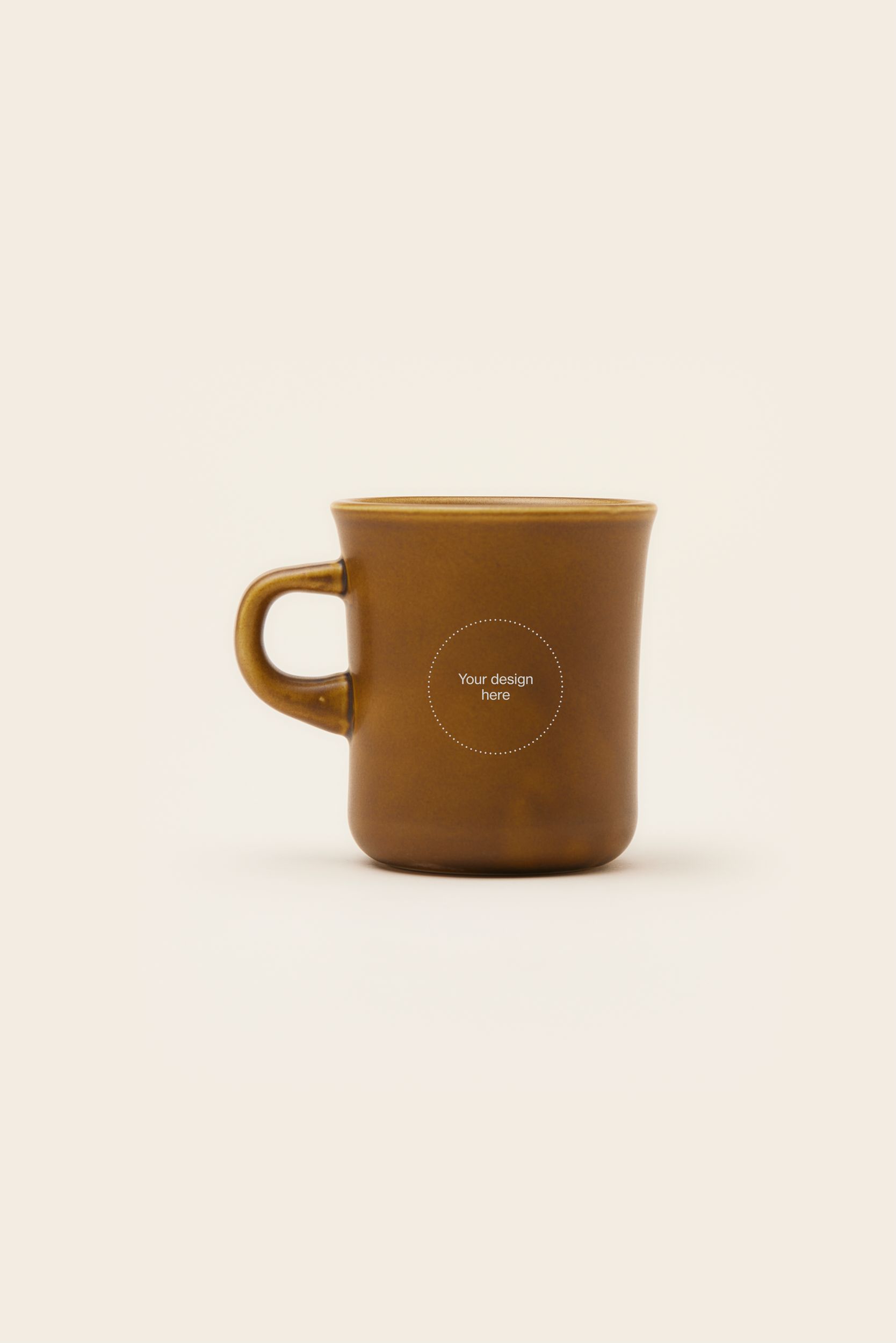 MERCHERY_Kinto coffee mug_0.25L_brown_front+logo.jpg