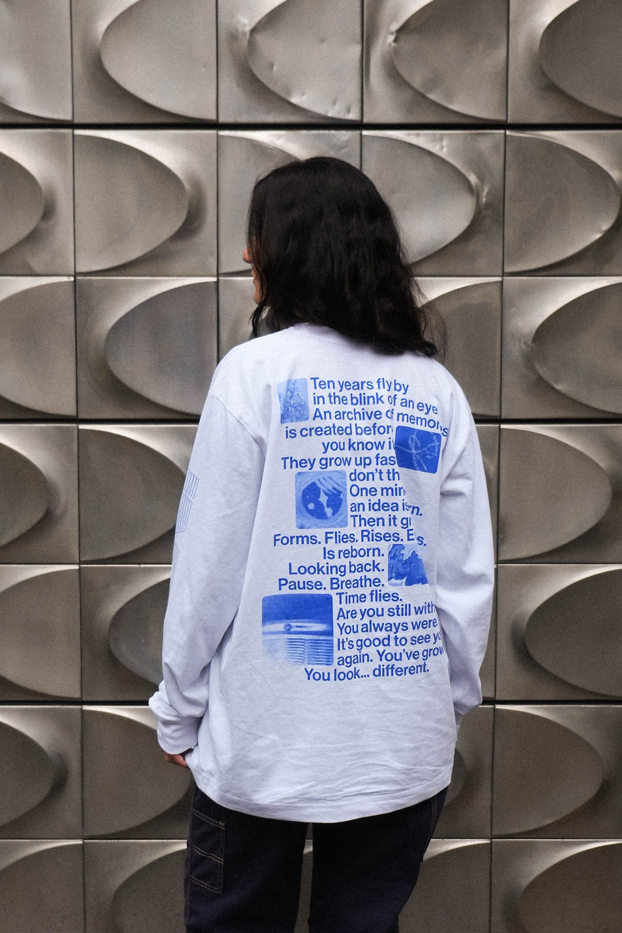 Long sleeve oversized T-shirt