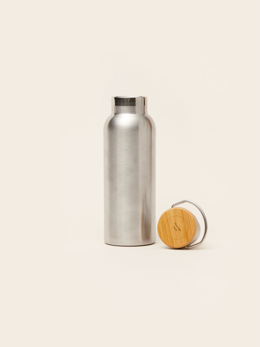 Geïsoleerde stalen fles