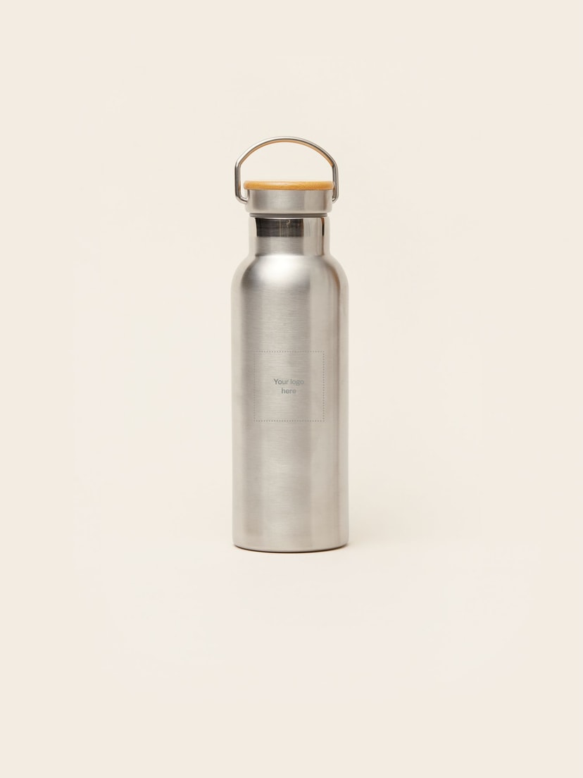 Geïsoleerde stalen fles