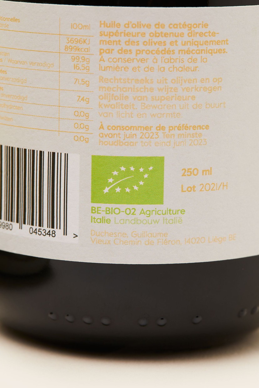 Biologische olijfolie