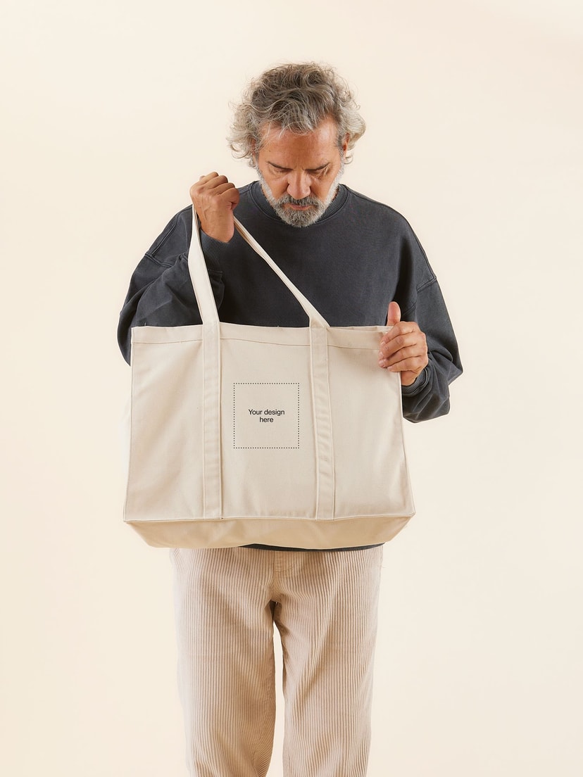 Bolso de lona reciclada