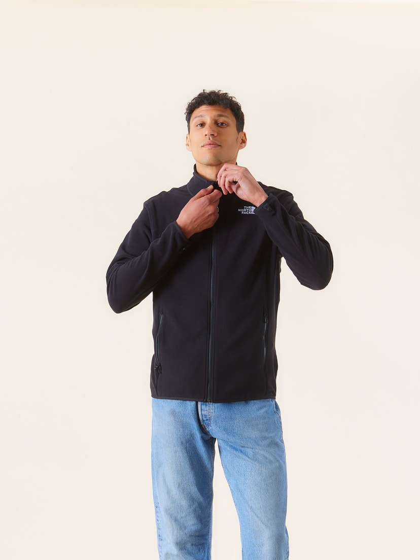 The North Face fleece met rits